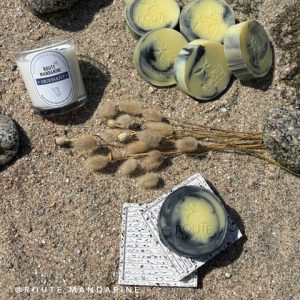 Route Mandarine – Savons artisanaux et bougie Ousantya – Galerie Différence à Carantec